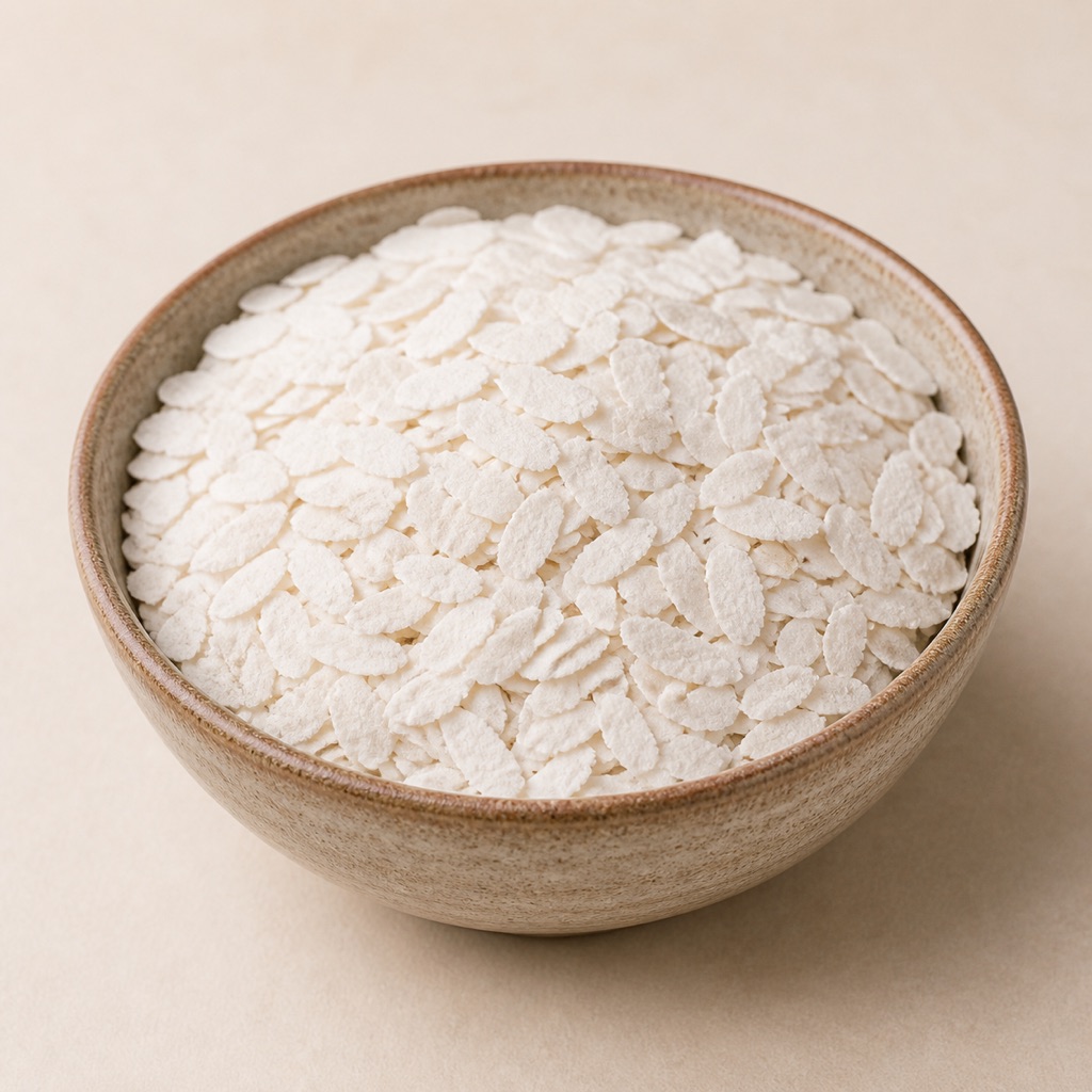 Beaten Rice